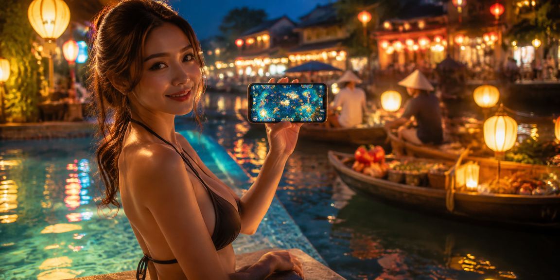Người chơi Hà Nội trải nghiệm game bắn cá dưới ánh đèn lồng truyền thống