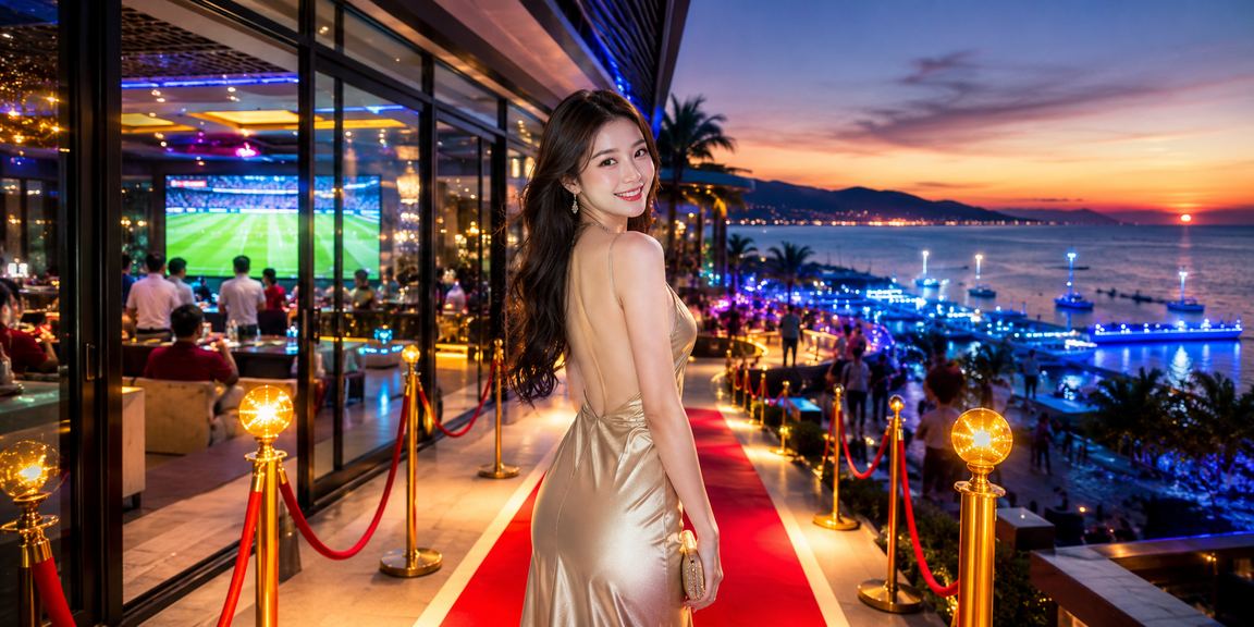 Người chơi thư giãn tại Phú Quốc, theo dõi kèo thể thao trên bãi biển