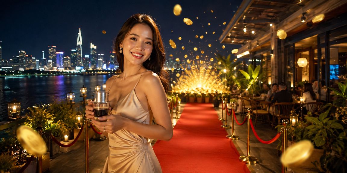 Người dùng tại Sài Gòn đọc điều khoản trước khi tham gia cá cược trực tuyến tại quán cà phê
